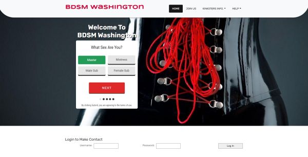 bdsm and fetish in washington, usa