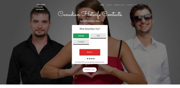 Cuckold and Hotwife contacts in canada